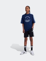 adidas Black Kids Adicolor Shorts - Image 1 of 6