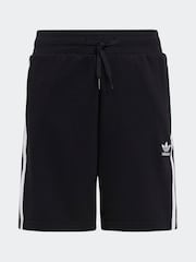 adidas Black Kids Adicolor Shorts - Image 6 of 6