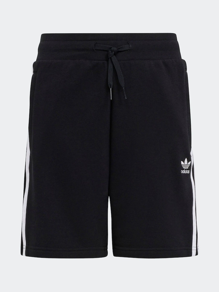 adidas Black Kids Adicolor Shorts - Image 6 of 6