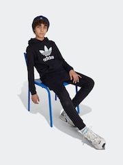 adidas originals Black Trefoil Hoodie - Image 1 of 4