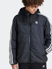 adidas Black Adicolor Padded Jacket Kids - Image 5 of 6
