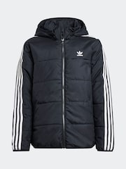 adidas Black Adicolor Padded Jacket Kids - Image 6 of 6