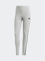 adidas Grey Sportswear Future Icons 3-Stripes Leggings - Image 6 of 6