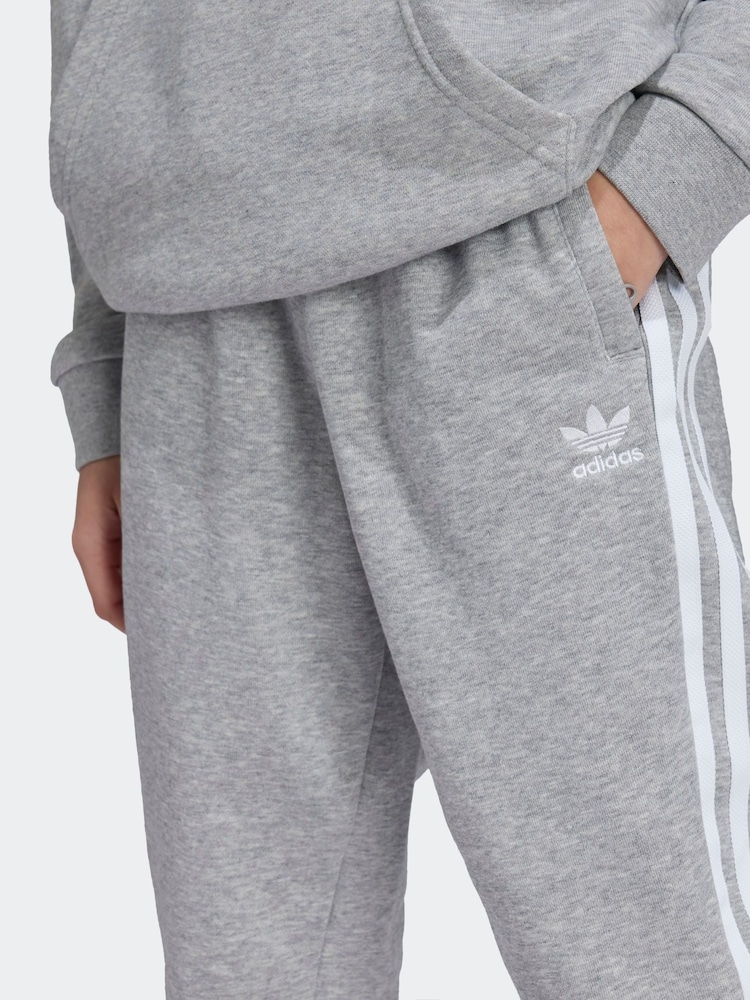 adidas originals Grey Kids Originals Trefoil Joggers - Image 1 of 4