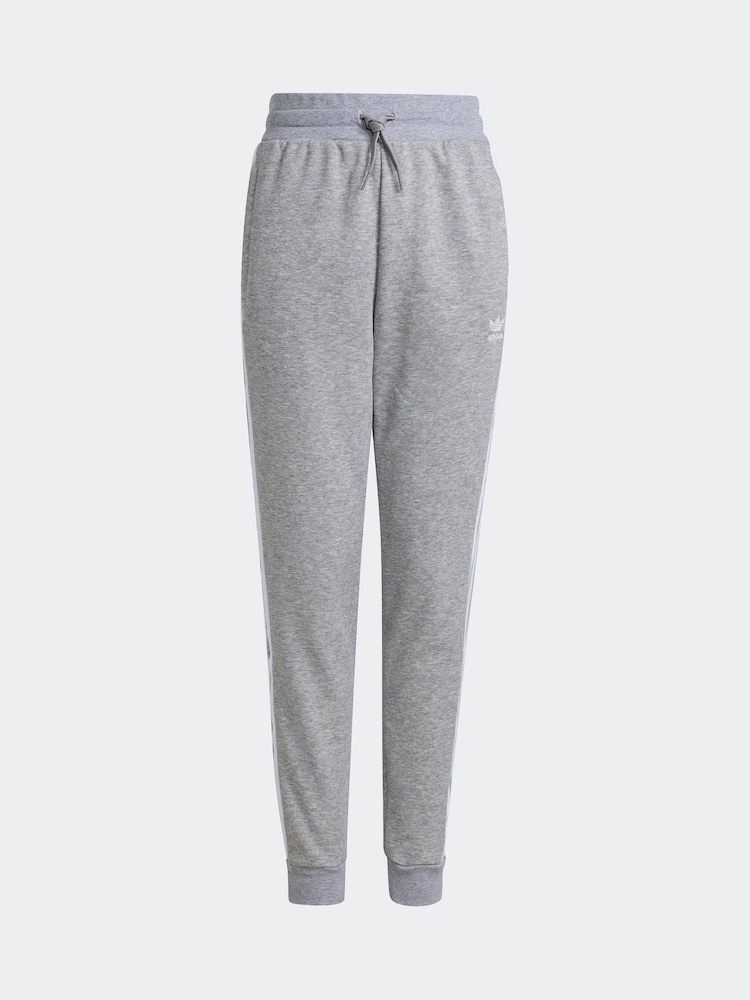 adidas originals Grey Kids Originals Trefoil Joggers - Image 4 of 4
