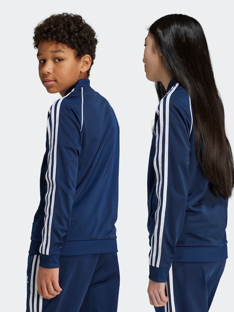 adidas Blue Kids Originals Adicolor SST Track Top - Image 2 of 6