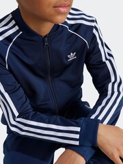 adidas Blue Kids Originals Adicolor SST Track Top - Image 3 of 6