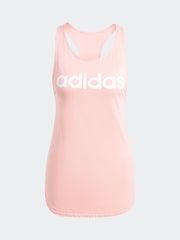 adidas Light Pink Sportswear Essentials Loose Logo 100% Cotton Tank Top - Image 5 of 5