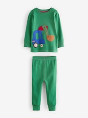 zelena/oranžna Transport - 3 Pack mehek in prijeten na dotik Pižame (9mths-8yrs) - Slika 10 iz 15