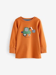 zelena/oranžna Transport - 3 Pack mehek in prijeten na dotik Pižame (9mths-8yrs) - Slika 11 iz 15