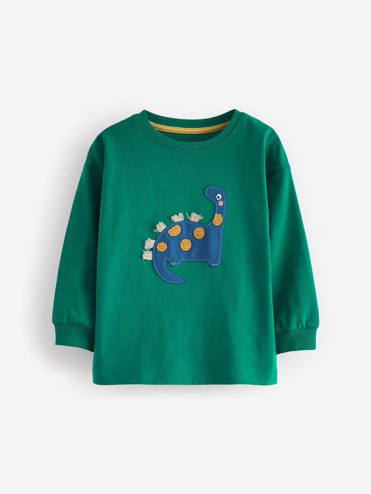 Green/Orange/Blue Dinosaur Check Woven Bottom Pyjamas 3 Pack (9mths-8yrs) - Image 10 of 13