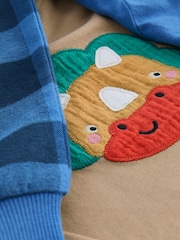 Green/Orange/Blue Dinosaur Check Woven Bottom Pyjamas 3 Pack (9mths-8yrs) - Image 13 of 13