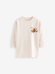 Rose/rouille/Cream Transport - Lot de 3 pyjamas oversize (9mois à10ans) - Image 10 de 16