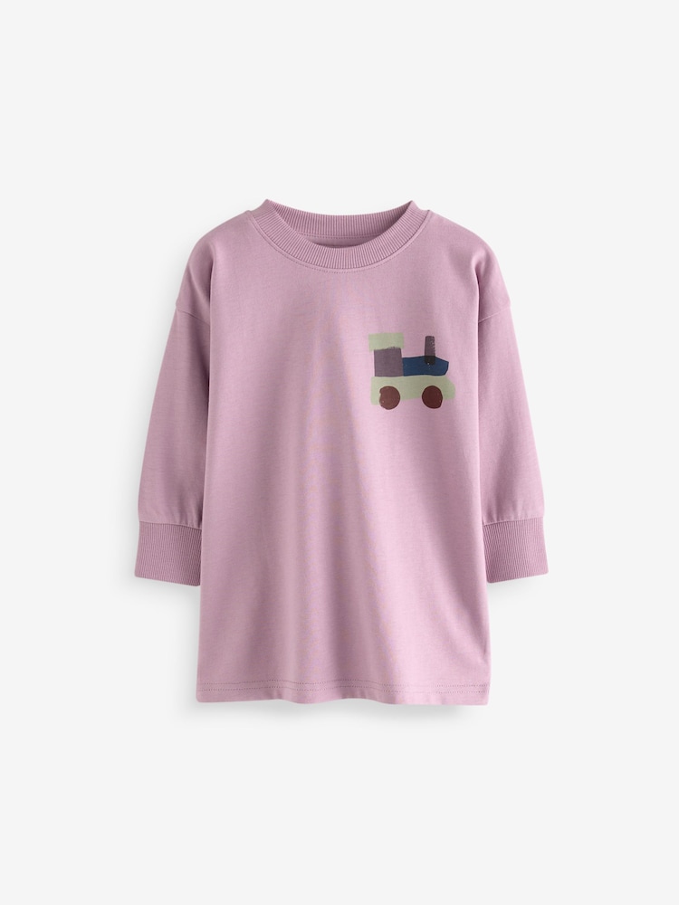 Rose/rouille/Cream Transport - Lot de 3 pyjamas oversize (9mois à10ans) - Image 11 of 16