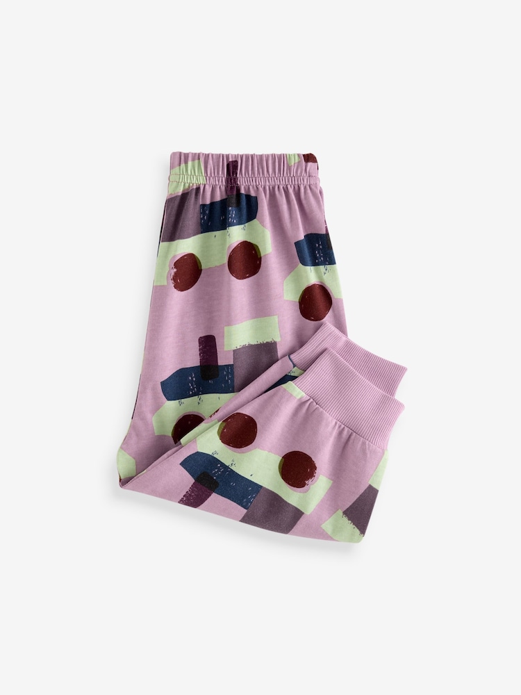 Rose/rouille/Cream Transport - Lot de 3 pyjamas oversize (9mois à10ans) - Image 12 of 16