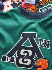 Bleu/Vert Varsity - Lot de 2 pyjamas à manches longues (3-16ans) - Image 11 de 11
