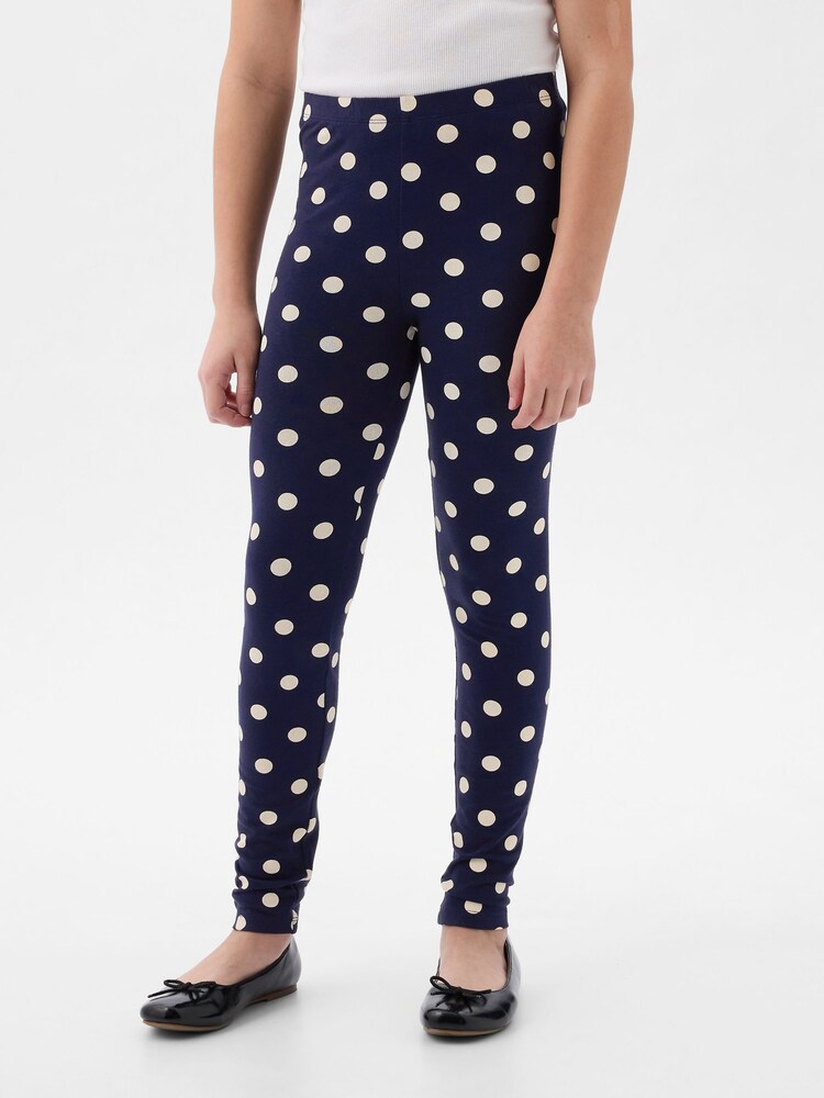 Gap Navy Blue Print Leggings (4-13yrs) - Image 1 of 5