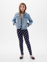 Gap Navy Blue Print Leggings (4-13yrs) - Image 3 of 5
