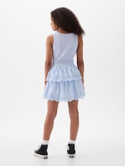 Gap Blue Crinkle Gauze Dress (4-13yrs) - Image 2 of 3