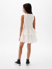 Gap White Crinkle Gauze Dress (4-13yrs) - Image 2 of 3