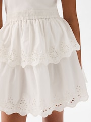 Gap White Crinkle Gauze Dress (4-13yrs) - Image 3 of 3