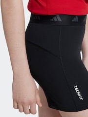 Черный - adidas Techfit Training Shorts - Изображение 4 из 6