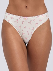 Boux Avenue Pink Freya Cheeky Brazilian Knickers 3 Pack - Image 3 of 6