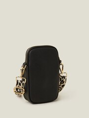 Accessorize Black Webbing Strap Phone Bag - Image 2 of 3
