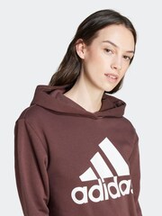 adidas Brown Big Logo Overhead Hoodie - Image 5 of 8
