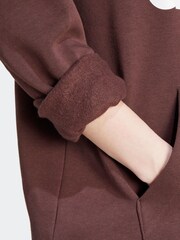 adidas Brown Big Logo Overhead Hoodie - Image 6 of 8