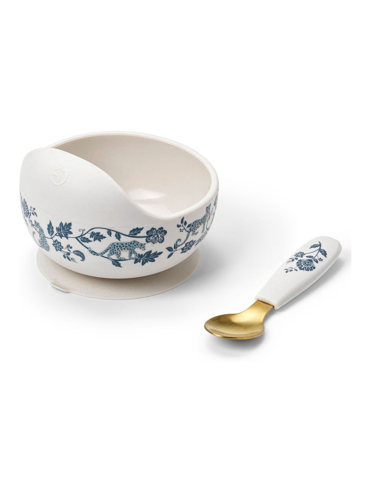 Elodie Details Garden Leo Toile Silicone Bowl Set for Children - Image 3 of 3 Elodie Details Garden Leo Toile Silicone Bowl Set for Children - Image 3 of 3