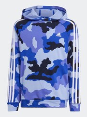 adidas Blue Camo Hoodie - Image 1 of 6