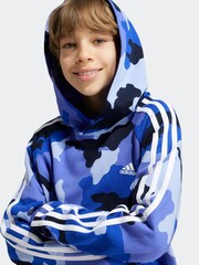 adidas Blue Camo Hoodie - Image 4 of 6