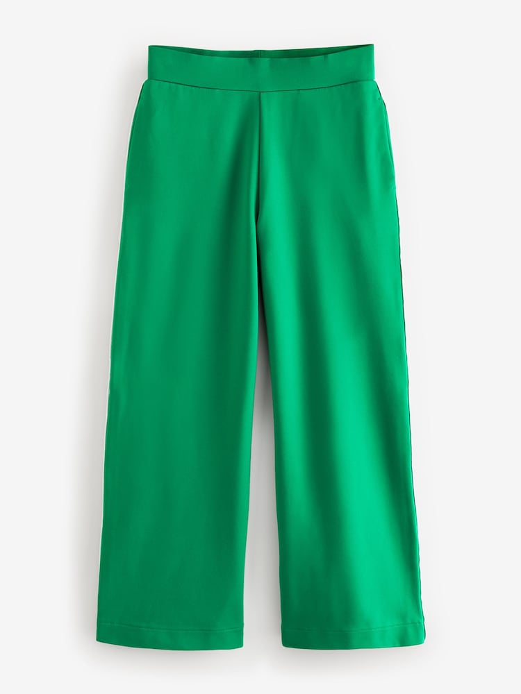 Green Ponte Side Stripe Track Pant Trousers - Image 1 of 2 Green Ponte Side Stripe Track Pant Trousers - Image 1 of 2