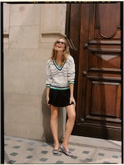 Black Premium Jersey Kilt Skirt - Image 2 of 6
