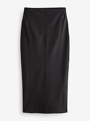 Black Ponte Column Maxi Skirt - Image 5 of 6