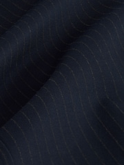 Navy Blue Smoothing Ponte Jersey Wide Leg Trousers - Image 2 of 2