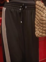 Black Side Stripe Track Trousers - Image 5 of 7
