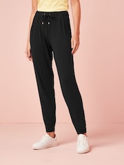 Black Jersey Joggers 2 Pack - Image 1 of 6