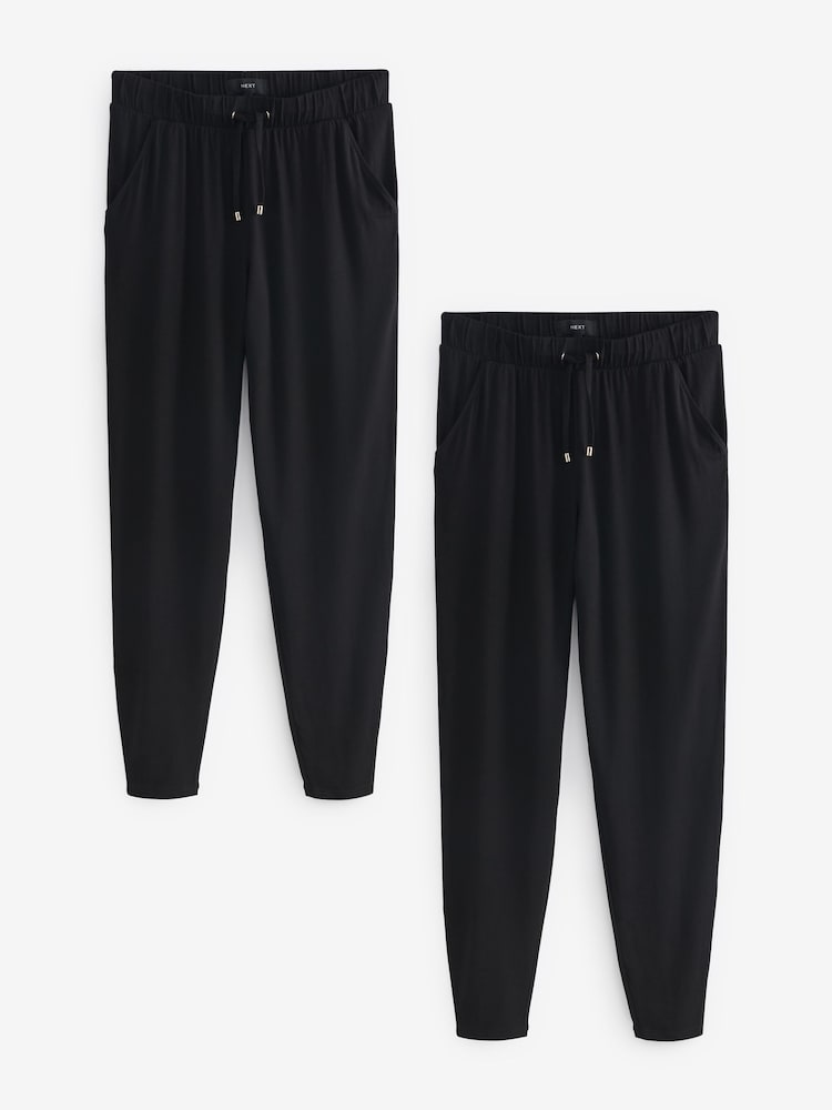 Noir - Joggers en jersey 2 Pack - Image 5 of 6