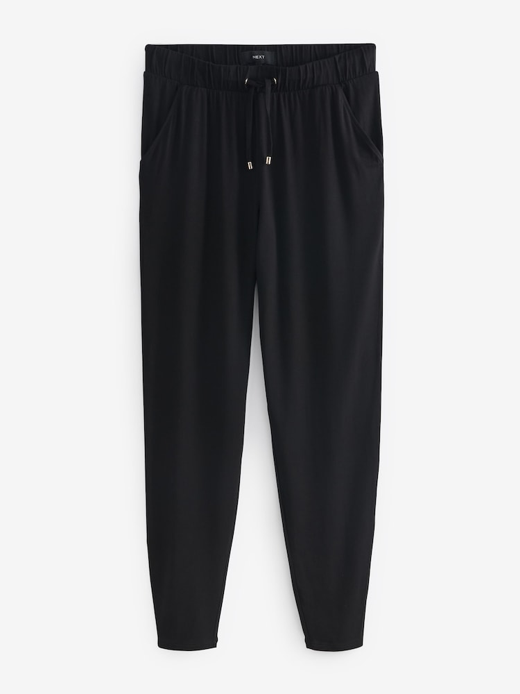 Black Jersey Joggers 2 Pack - Image 6 of 6