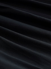 Black Superwide Pleated Trousers With Linen - Image 6 of 6