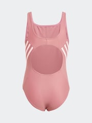 Rot - adidas Badeanzug mit 3-Streifen-Design - Bild 2 von 5