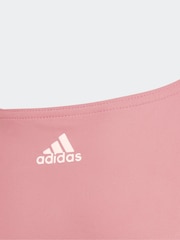 Rot - adidas Badeanzug mit 3-Streifen-Design - Bild 3 von 5