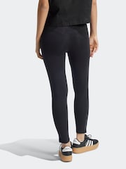 adidas Dark Black Camo 3 Stripe Leggings - Image 2 of 7