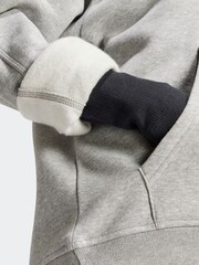 رمادي - هودي بسحاب كامل من Adidas Essentials - صورة 6 من 7