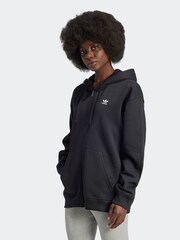adidas originals Black Essentials Full Zip Hoodie - Image 1 of 7