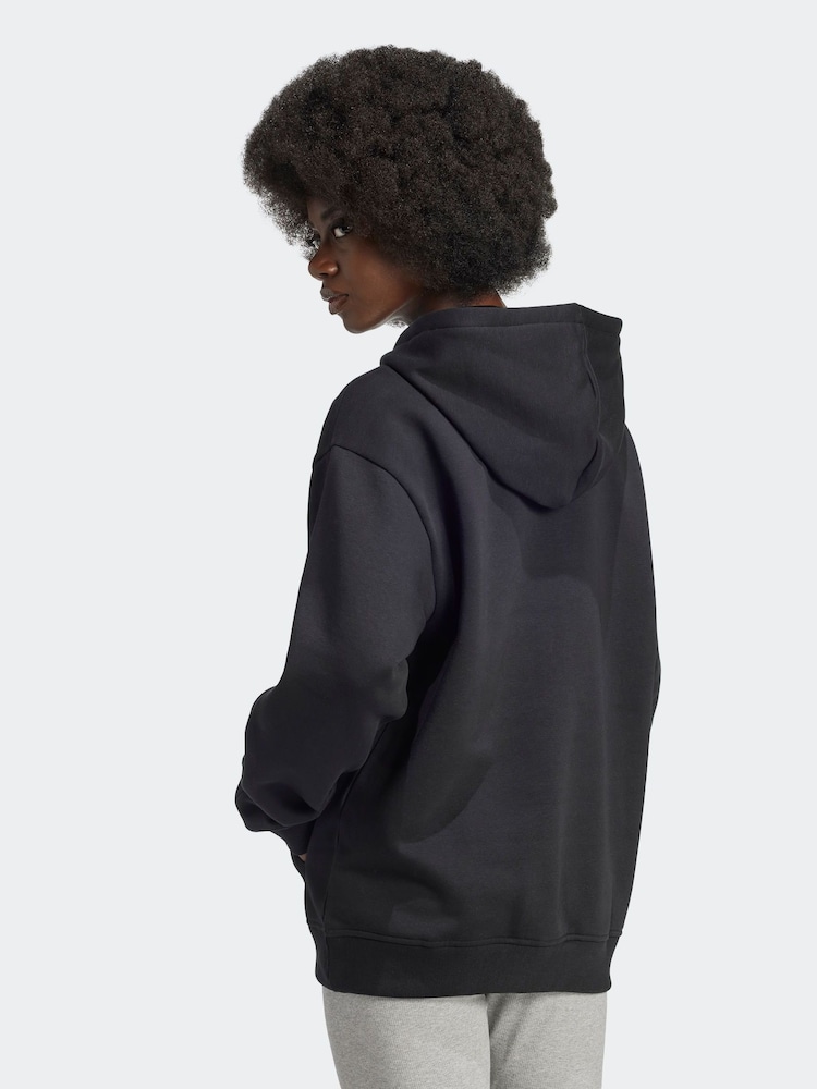 adidas originals Black Essentials Full Zip Hoodie - Image 2 of 7