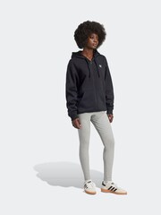adidas originals Black Essentials Full Zip Hoodie - Image 3 of 7