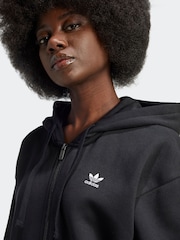 adidas originals Black Essentials Full Zip Hoodie - Image 5 of 7